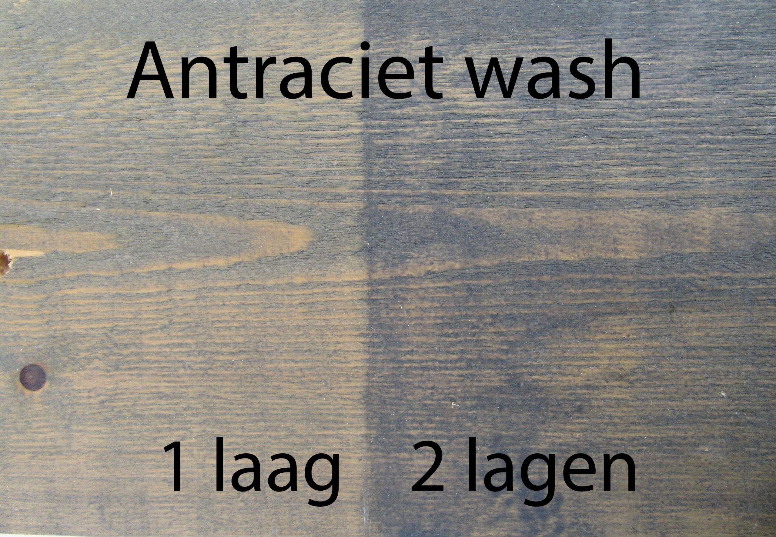 Antraciet wash beits - Steigerhouten