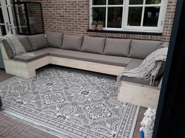 U-vorm-loungeset